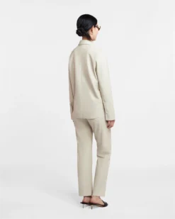 Nanushka Vinni - Okobor™ Alt-Leather Pants - Creme -Nanushka Sale Store NW22CRPA00271 VINNI CREME OKOBOR 03