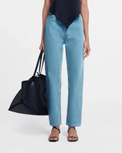 Nanushka Kemia - Straight-Leg Jeans - Eco Light Wash 6 Nanushka Kemia - Straight-Leg Jeans - Eco Light Wash -Nanushka Sale Store NW23RSPA01252 KEMIA ECO LIGHT WASH DENIM 3