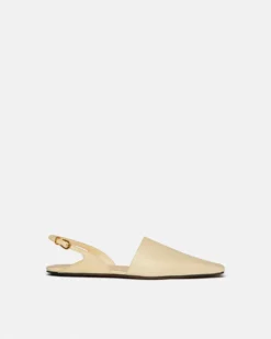 Nanushka Maimu - Leather Point-Toe Flats - Off White