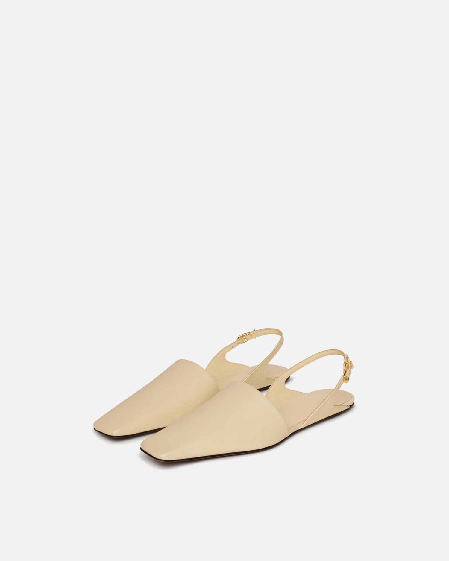 Nanushka Maimu - Leather Point-Toe Flats - Off White 4 Nanushka Maimu - Leather Point-Toe Flats - Off White - Image 4