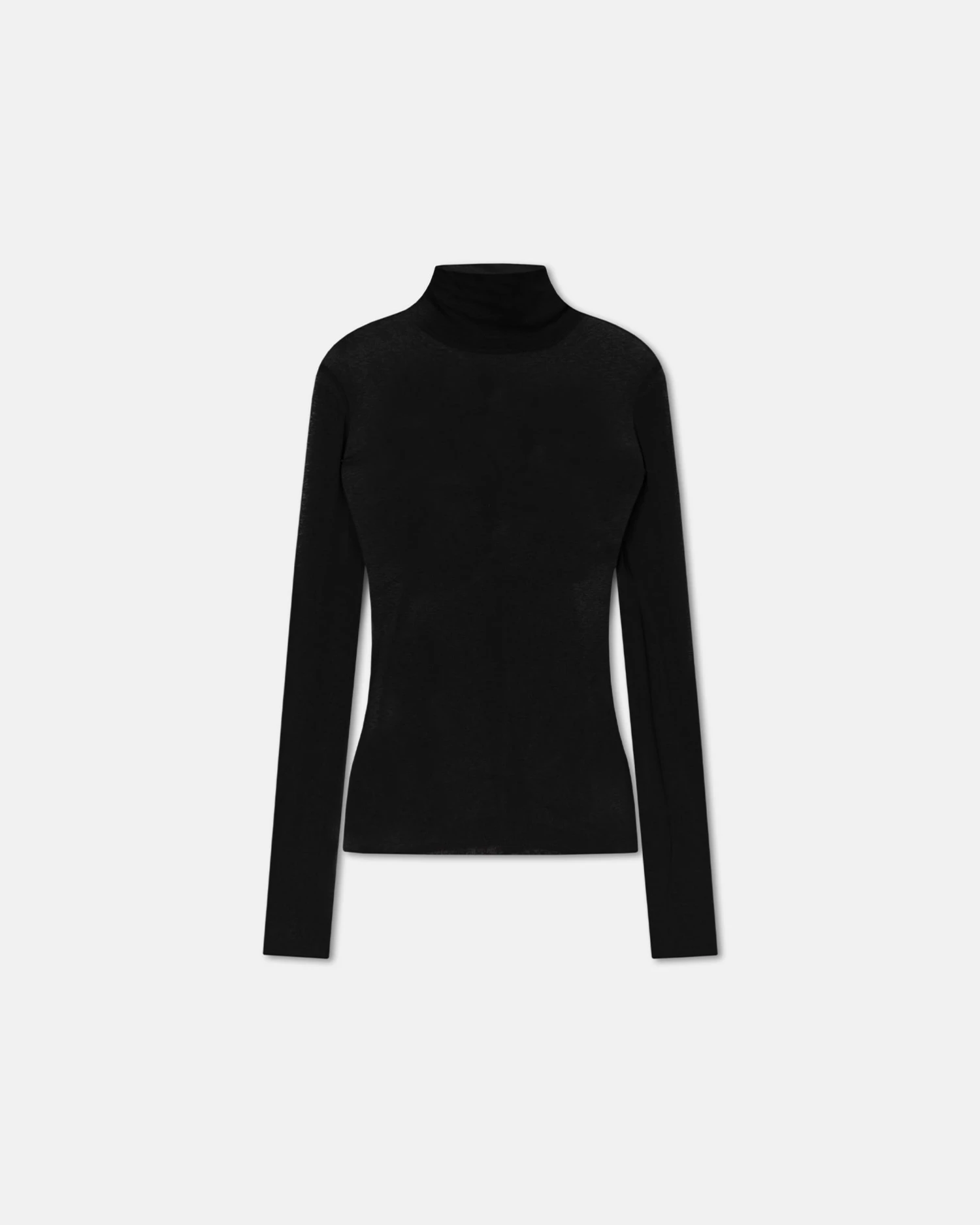 Nanushka Harri - Mesh-Jersey Turtleneck Top - Black 5 Nanushka Harri - Mesh-Jersey Turtleneck Top - Black - Image 5