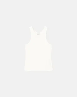 Nanushka Herve - Ribbed-Jersey Tank Top - Off White