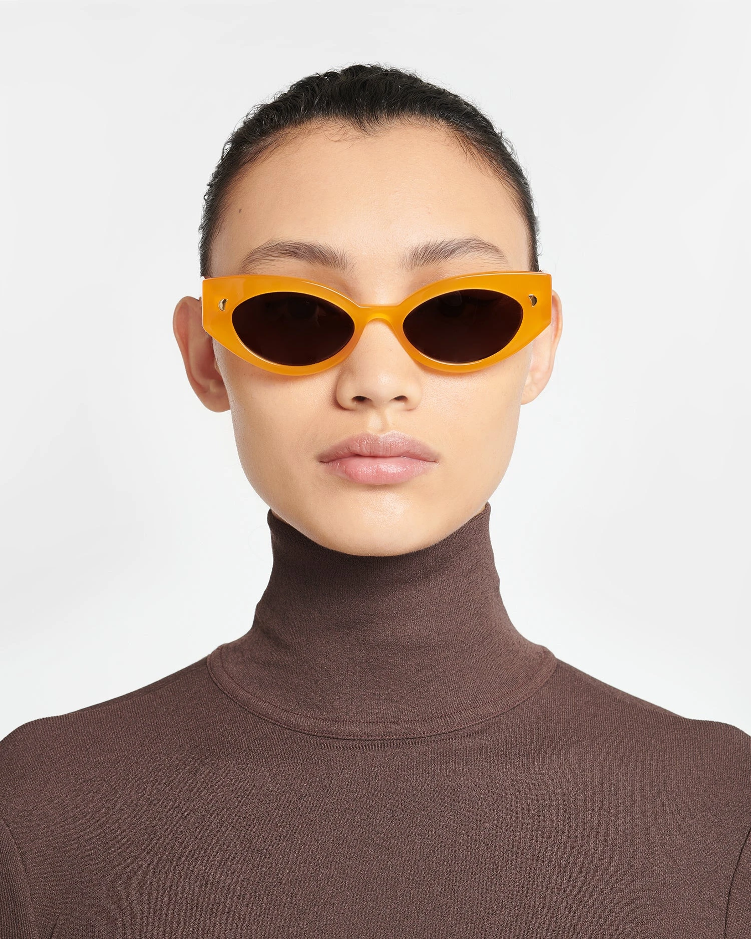 Nanushka Azalea - Bio-Plastic Cat-Eye Sunglasses - Orange 2 Nanushka Azalea - Bio-Plastic Cat-Eye Sunglasses - Orange - Image 2