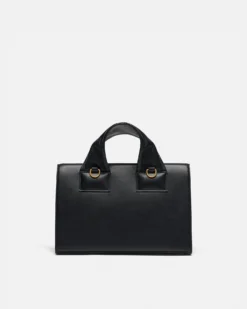 Nanushka The SANDI Lock - Top Handle Bag - Black -Nanushka Sale Store NW25CRBG01299SANDILOCK BLACK LEATHER 03 51ef5a80 9bb1 4eca a31c c7e2a1b20774