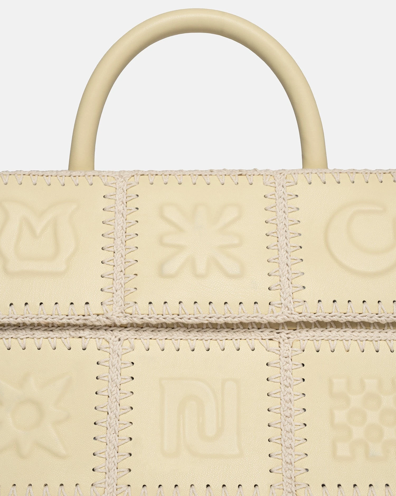 Nanushka The SANDI Symbol - Top Handle Bag - Moonbeam 5 Nanushka The SANDI Symbol - Top Handle Bag - Moonbeam - Image 5