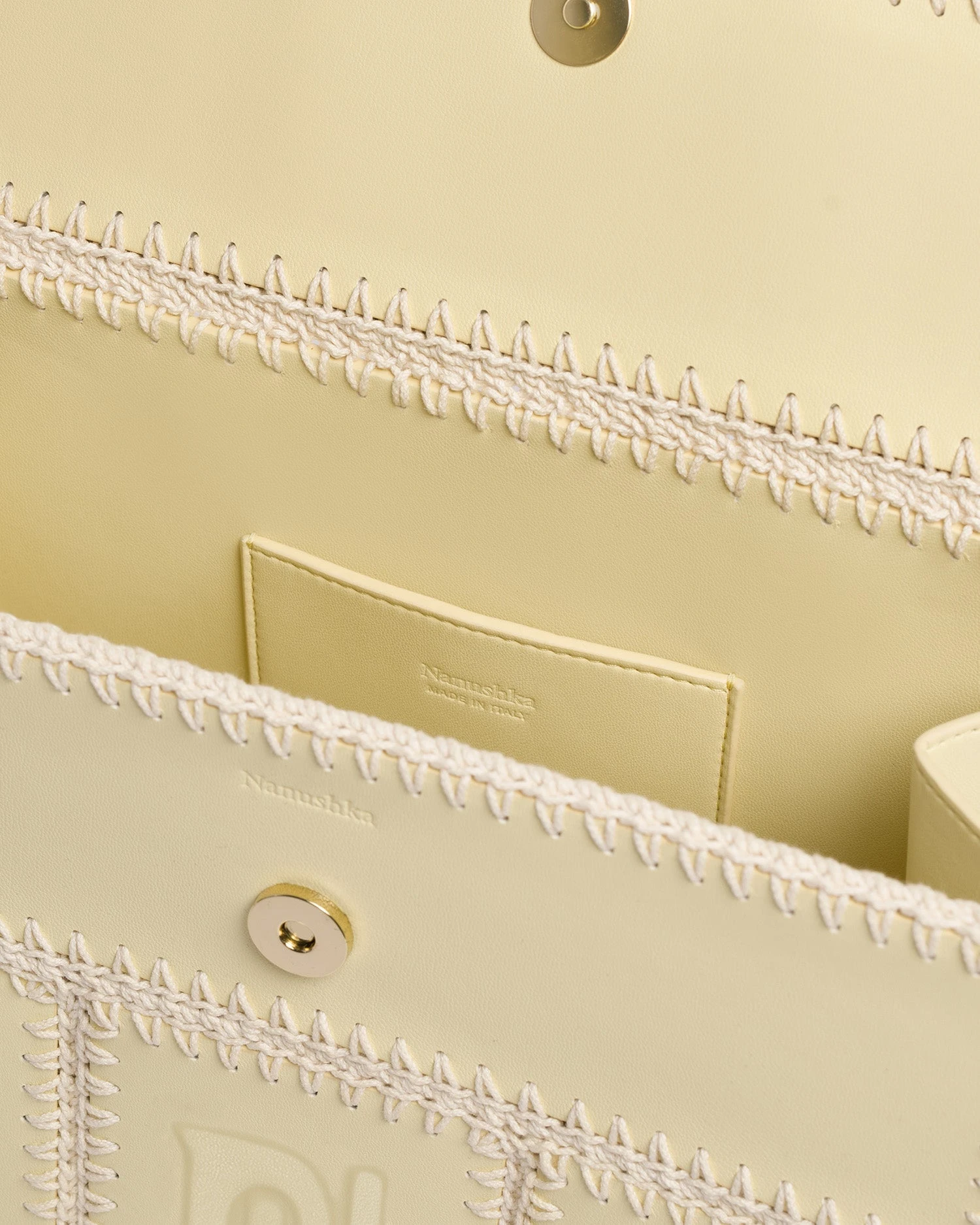 Nanushka The SANDI Symbol - Top Handle Bag - Moonbeam 3 Nanushka The SANDI Symbol - Top Handle Bag - Moonbeam - Image 3