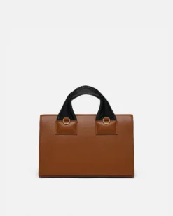 Nanushka The SANDI Lock - Top Handle Bag - Tan -Nanushka Sale Store NW25CRBG09503SANDILOCK TAN LEATHER 03 9ae25931 6be4 4caf 8c6d 526e4860d749