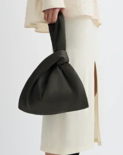 Nanushka Jen - Slip Satin Bag - Dark Green -Nanushka Sale Store NW25PFBG01869JEN DARKGREEN SLIPSATIN