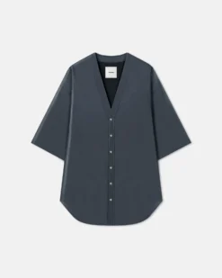 Nanushka Ingar - Okobor™ Alt-Leather Mini Dress - Steel Blue -Nanushka Sale Store NW25PFDR00255INGAR STEELBLUE OKOBOR