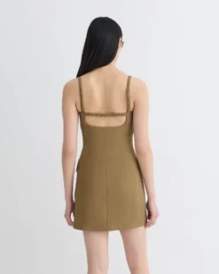Nanushka Peitho - Tailored Mini Dress - Brown -Nanushka Sale Store NW25PFDR06677 4