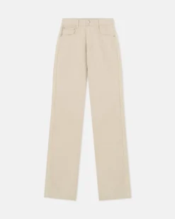Nanushka Seldes - Crochet-Trimmed Jeans - Beige -Nanushka Sale Store NW25PFJN13773SELDES BEIGE DENIMCROCHET