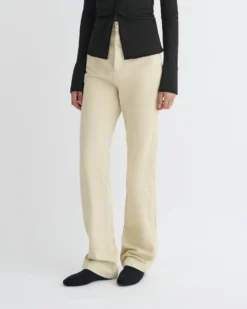 Nanushka Seldes - Crochet-Trimmed Jeans - Beige -Nanushka Sale Store NW25PFJN13773 1