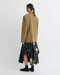 Nanushka Diante - Boxy Blazer - Brown -Nanushka Sale Store NW25PFOW06377 3