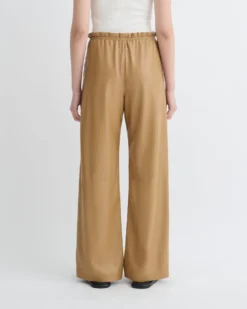 Nanushka Geb - Okobor™ Alt-Leather Pants - Oak -Nanushka Sale Store NW25PFPA01376 6