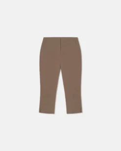 Nanushka Saoirse - Paper Jersey Capri Pants - Brown -Nanushka Sale Store NW25PFPA15977SAOIRSE BROWN PAPERJERSEY
