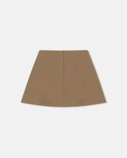 Nanushka Tenna - Tailored A-Line Mini Skirt - Brown -Nanushka Sale Store NW25PFSK06577TENNA BROWN COMPACTSUITING