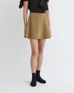 Nanushka Tenna - Tailored A-Line Mini Skirt - Brown -Nanushka Sale Store NW25PFSK06577 3