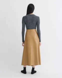 Nanushka Ariyah - Striped Terry Merino Top - Grey Stripe -Nanushka Sale Store NW25PFTP03794 3