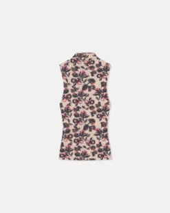 Nanushka Annyka - Printed Mesh Jersey Top - Tapestry Floral -Nanushka Sale Store NW25PFTP09031ANNYKA TAPESTRYFLORAL MESHJERSEY
