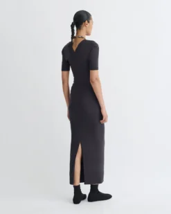 Nanushka Akka - Wool Jersey Henley Top - Grey 8 Nanushka Akka - Wool Jersey Henley Top - Grey -Nanushka Sale Store NW25PFTP10392 2