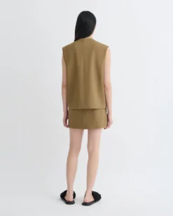 Nanushka Neymat - Tailored Vest - Brown -Nanushka Sale Store NW25PFVS06177 2