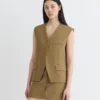 Nanushka Neymat - Tailored Vest - Brown