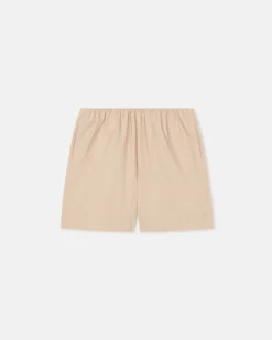 Nanushka Dylla - Tailored Light Poplin Shorts - Beige -Nanushka Sale Store NW25SSST01873DYLLA BEIGE LIGHTPOPLIN