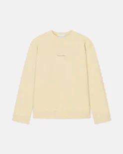 Nanushka Remy - Printed Cotton-Fleece Sweatshirt - Creme/Black/Gingerbread Heart