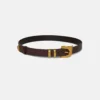 Nanushka Ryker - N' Monogram Belt - Dark Brown