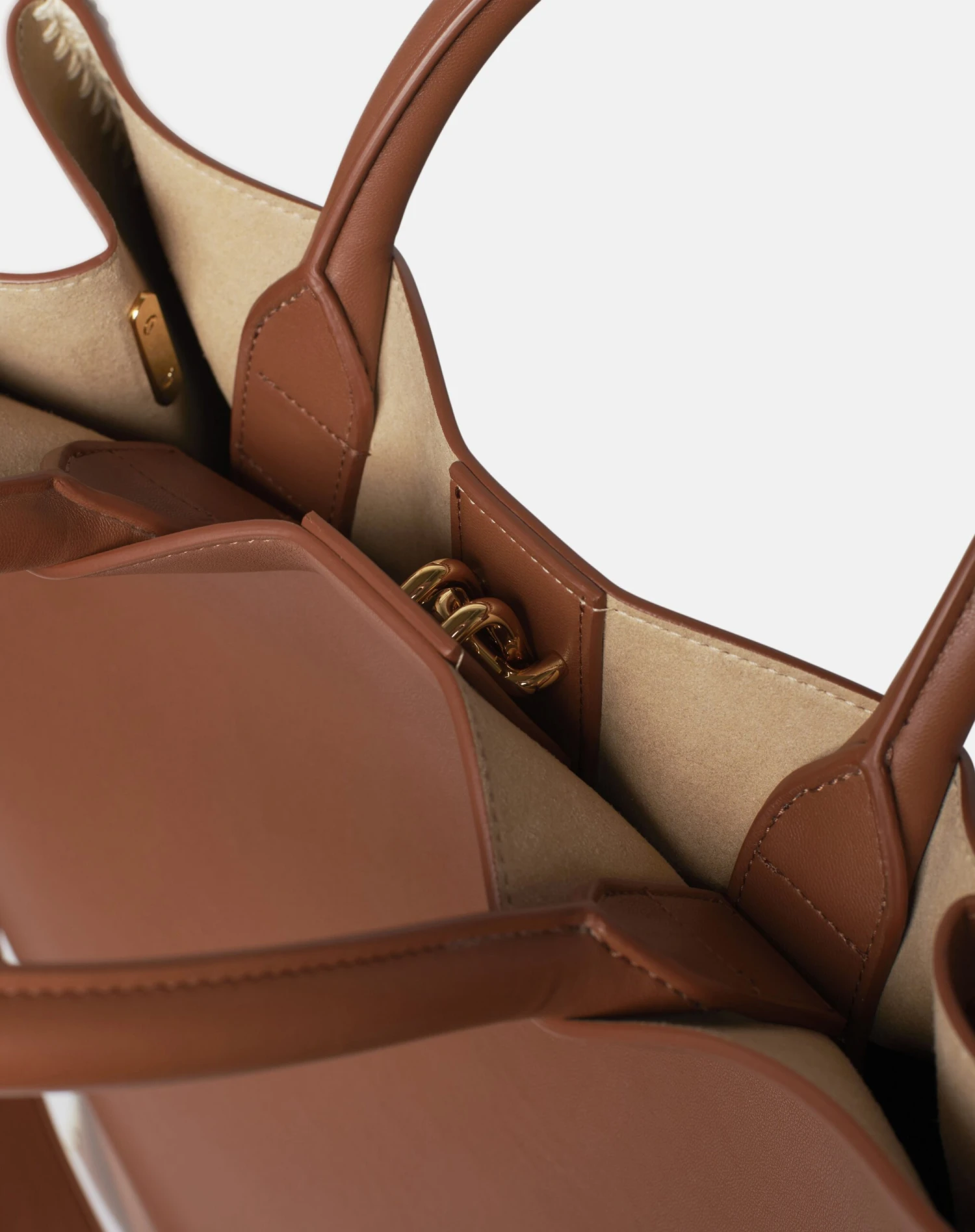 Nanushka The Compass Tote - Crochet Tote Bag - Tan/Crème 5 Nanushka The Compass Tote - Crochet Tote Bag - Tan/Crème - Image 5