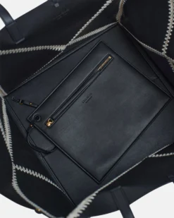 Nanushka Origami Tote Large - Alt-Nappa Crochet Tote - Black/Crème 14 Nanushka Origami Tote Large - Alt-Nappa Crochet Tote - Black/Crème -Nanushka Sale Store THEORIGAMITOTELARGE BLACK CREME VEGANNAPPAPATCHWORK 06 3fea625f 71ae 45dd a906 a930bfb100a5