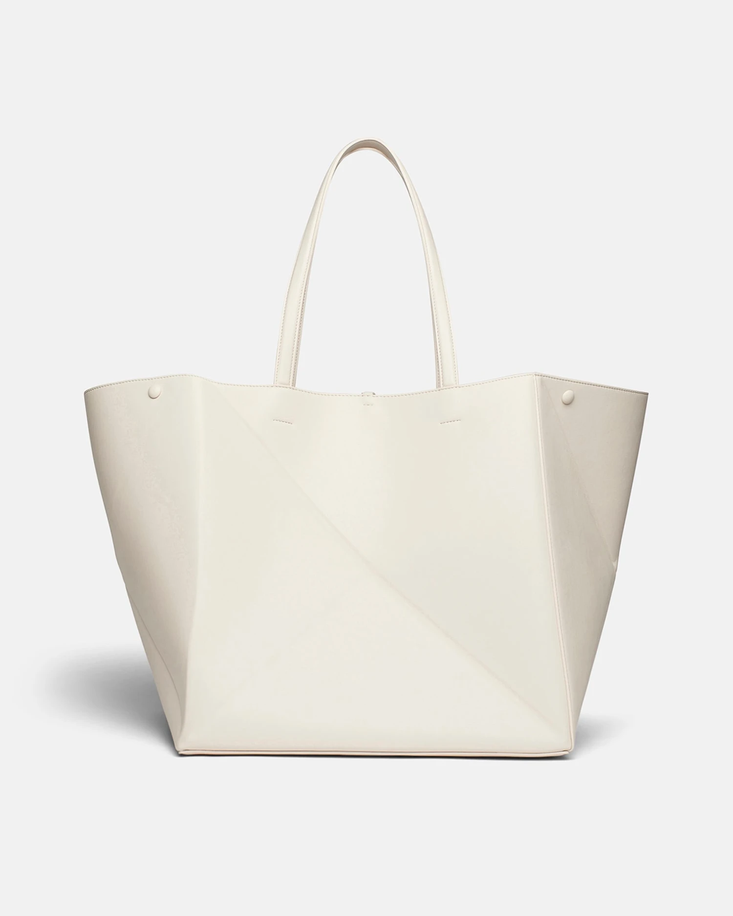 Nanushka Origami Tote Large - Alt-Nappa Tote - Off White 3 Nanushka Origami Tote Large - Alt-Nappa Tote - Off White - Image 3