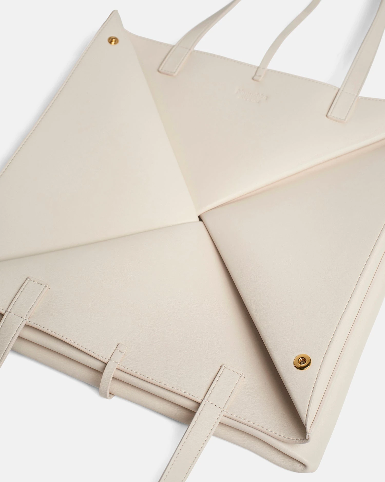 Nanushka Origami Tote Large - Alt-Nappa Tote - Off White 7 Nanushka Origami Tote Large - Alt-Nappa Tote - Off White - Image 7