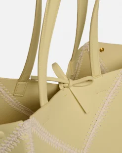 Nanushka Origami Tote - Alt-Nappa Crochet Tote - Moonbeam/Crème -Nanushka Sale Store THEORIGAMITOTE MOONBEAM CREME ALT NAPPA CROCHET 04 63b31e31 417f 49b2 a5b9 2c60e1d9e733