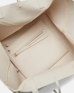 Nanushka Origami Tote - Alt-Nappa Crochet Tote - Off White/Crème 11 Nanushka Origami Tote - Alt-Nappa Crochet Tote - Off White/Crème -Nanushka Sale Store THEORIGAMITOTE OFFWHITE CREME VEGANNAPPAPATCHWORK 04