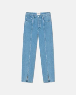 Nanushka Tibes - Split-Hem Jeans - Eco Light Wash 9 Nanushka Tibes - Split-Hem Jeans - Eco Light Wash -Nanushka Sale Store TIBES LIGHT WASH DENIM 01 6df94ee6 5516 4fc0 b5fb 4c7ae0cd96a1