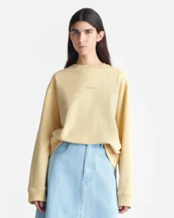 Nanushka Remy - Printed Cotton-Fleece Sweatshirt - Creme/Black/Gingerbread Heart -Nanushka Sale Store nani011513333 2